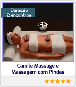 Técnicas de Massagem - Candle Massage e Massagem com Pindas 